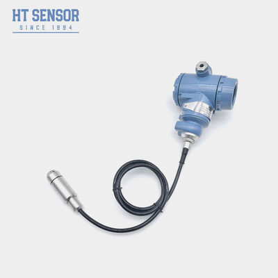 HTsensor 316L Stainless Steel IP68 Liquid Level Transmitter with 4-20mA Output and LED Display