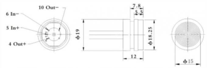 Hengtong Absolute Gauge Piezoresistive Air Gas Pressure Sensor with Welded Fittings Ht19