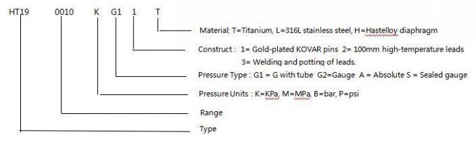 Hengtong Absolute Gauge Piezoresistive Air Gas Pressure Sensor with Welded Fittings Ht19