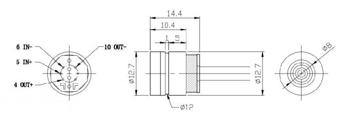 13 mm Silikon Piezoresistive Basınç Algılayıcı Hava Yolları Bağlantısı Minyatür Basınç Algılayıcı 4