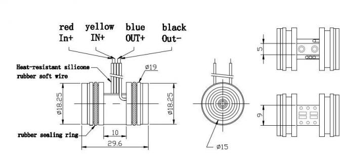 HT20V 100mv Basınç Algılayıcı 10VDC Piezoresistive Sensor Farklı Basınç Algılayıcı 1