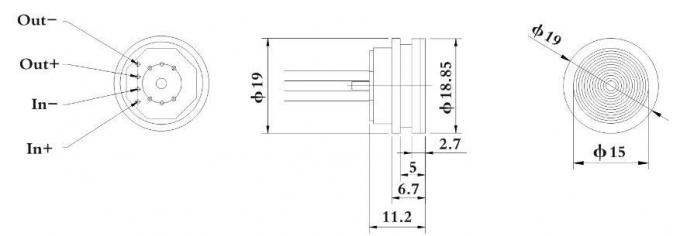 ODM OEM Silikon Piezoresistive Basınç Algılayıcı 5-10V Diyafram Temelli Basınç Algılayıcı 3